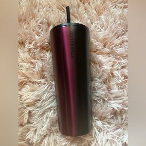 Starbucks Puffy Stainless Steel Fall 2021 Ombré 24 oz tumbler
